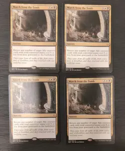 4x March from the Tomb LP Battle for Zendikar BFZ English Regular MTG - Image 1