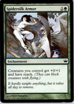 Spidersilk Armor - Duel Decks: Knights vs. Dragons - MP - #32 - Image 1