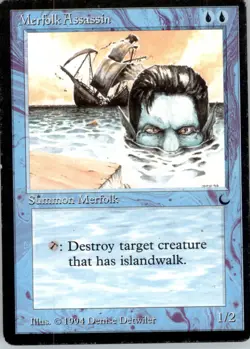 Merfolk Assassin - The Dark - MP - Magic - Image 1