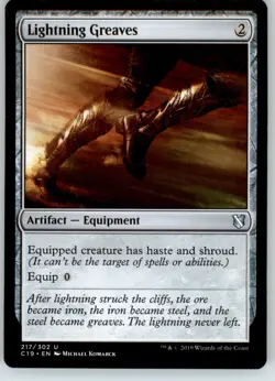 Lightning Greaves - Commander 2019 - LP - #217 - Image 1