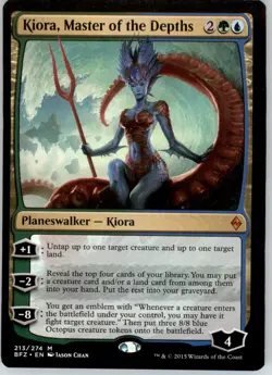 Kiora, Master of the Depths M Battle for Zendikar 213 MP - Image 1