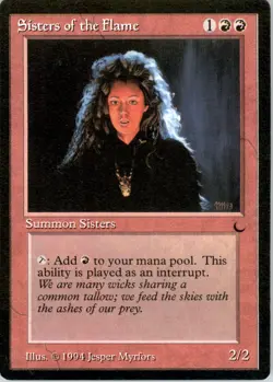 Sisters of the Flame - The Dark - MP - Magic the Gathering - Image 1