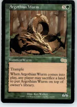 Argothian Wurm - Urza's Saga - HP - #236 - Image 1