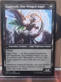 Magic the Gathering Final Fantasy Sephiroth Card Fabled Soldier, Non-Foil, #115 - Image 2