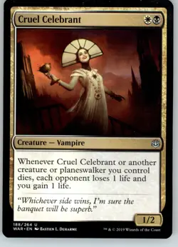 Cruel Celebrant - War of the Spark - NM - #188 - Image 1