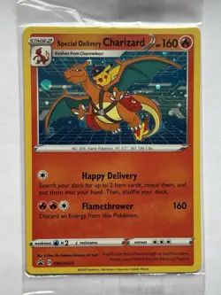 Special Delivery Charizard SWSH075 SWSH: Sword & Shield Promo Cards Holo SEALED - Image 1