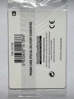 Special Delivery Charizard SWSH075 SWSH: Sword & Shield Promo Cards Holo SEALED - Image 2