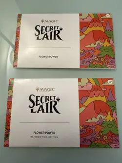 IN HAND - Flower Power FOIL and Non Foil Secret Lair Chaos Vault MTG Sealed New - Image 1