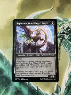 MTG Sephiroth Fabled Soldier Final Fantasy Regular Card NM Condition - Image 2