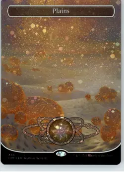 Plains (486) (Borderless) (Galaxy Foil) - Unfinity - 486 - Foil NM - Image 1