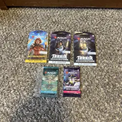 Lot Of 5 Magic The Gathering Booster Packs Mixed Lot New Sealed Tarkir Aethrrdri - Image 1