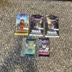 Lot Of 5 Magic The Gathering Booster Packs Mixed Lot New Sealed Tarkir Aethrrdri - Image 2