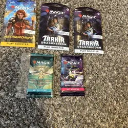 Lot Of 5 Magic The Gathering Booster Packs Mixed Lot New Sealed Tarkir Aethrrdri - Image 5