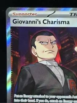 Pokemon Giovanni's Charisma 197/165 Scarlet & Violet 151 Ultra Rare Full Art NM- - Image 4