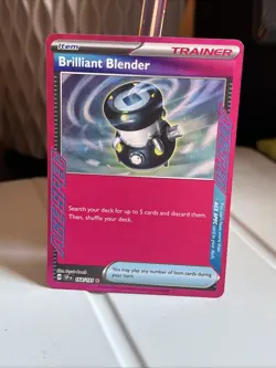 Brilliant Blender (164/191) ACE SPEC Rare SV08: Surging Sparks NM Pokemon TCG - Image 1
