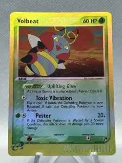Volbeat 53/100 Reverse Holo EX Sandstorm Set E-Series Pokemon Card 2003 NM - Image 1