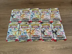 POKEMON PRISMATIC EVOLUTIONS (LOT OF 10) BOOSTER PACKS FACTORY SEALED - Image 1