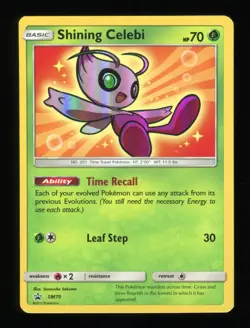 Shining Celebi - SM79 - Black Star Promo - Shining Promo - Pokemon Card - Image 3