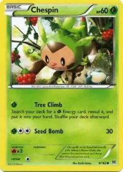 Chespin 9/162 XY Breakthrough Common PERFECT MINT! Pokemon - Image 1