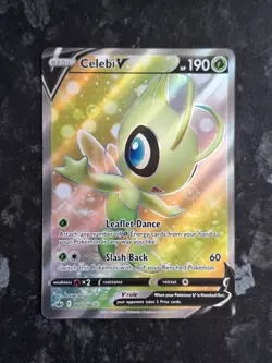 Pokemon Card Celebi V 160/198 Chilling Reign Full Art Ultra Rare Near Mint - Image 1
