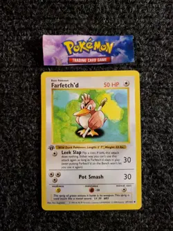 Farfetch'd (Shadowless) - 27/102 Base Set - WOTC - Pokemon TCG - NM - Image 1