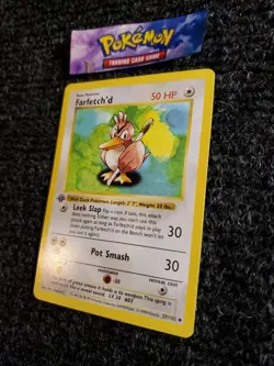 Farfetch'd (Shadowless) - 27/102 Base Set - WOTC - Pokemon TCG - NM - Image 2