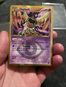 Pokemon TCG - Sigilyph 118/116 BW Plasma Freeze - Ultra Rare LP - Image 4