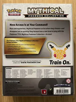 Pokemon 2016 20th Anniversary XY Generations Arceus Mythical Pin Collection Box - Image 2