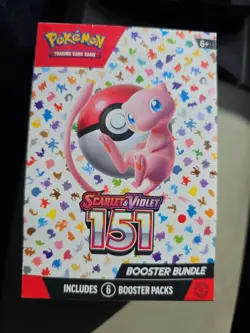 Pokemon TCG Scarlet & Violet 151 Booster Bundle 6 Packs, Factory-Sealed - Image 1