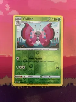 Pokemon Card Vivillon Battle Styles Reverse Holo Rare 013/163 Near Mint - Image 1