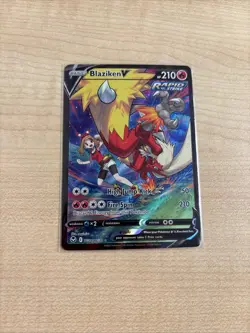 Pokemon Card Blaziken V TG14/TG30 Silver Tempest Trainer Gallery NM - Image 1