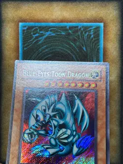 Yugioh Blue-Eyes Toon Dragon MRL-000 Secret Rare 1st Edition LP - Image 2