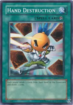 1x (EX) Hand Destruction - TU01-EN014 - Common - Unlimited Edition YuGiOh - Image 1
