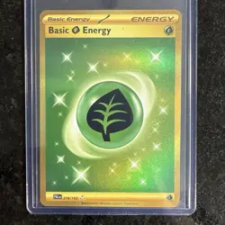 Grass Energy 278/193 Gold Secret Rare - Pokemon Paldea Evolved Card - Image 1