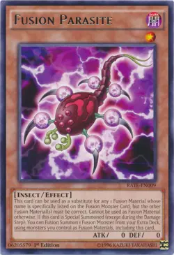 1x (NM) Fusion Parasite - RATE-EN009 - Rare - 1st Edition YuGiOh - Image 1