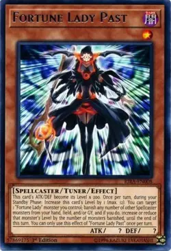 1x (NM) Fortune Lady Past - RIRA-EN008 - Rare - 1st Edition YuGiOh - Image 1