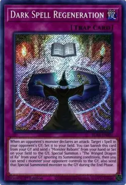 1x (EX) Dark Spell Regeneration - BLAR-EN001 - Secret Rare - 1st Edition YuGiOh - Image 1