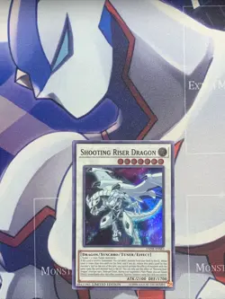 Yugioh Shooting Riser Dragon DANE-ENSE3 Super Rare Limited Edition - Image 1