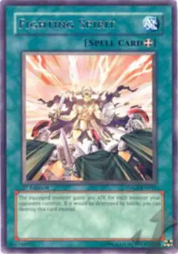 1x (NM) Fighting Spirit - TDGS-EN045 - Rare - 1st Edition YuGiOh - Image 1