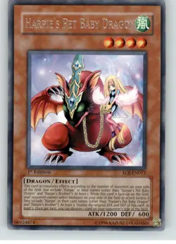 Harpie's Pet Baby Dragon - Enemy of Justice - 1st Ed LP - #EOJ-EN013 - Image 1