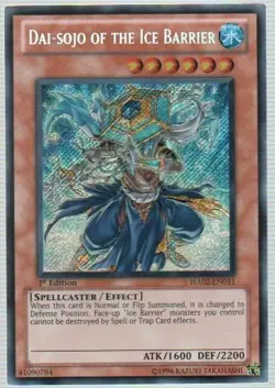 1x (EX) Dai-Sojo of the Ice Barrier - HA02-EN011 - Secret Rare - 1st Edition Yu - Image 1