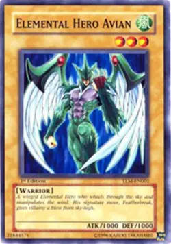 1x (HP) Elemental Hero Avian - TLM-EN001 - Common - Unlimited Edition YuGiOh - Image 1