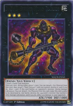 1x (NM) D/D/D Stone King Darius - MACR-EN045 - Rare - 1st Edition YuGiOh - Image 1