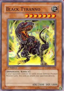 1x (P) Black Tyranno - SD09-EN008 - Common - 1st Edition YuGiOh - Image 1
