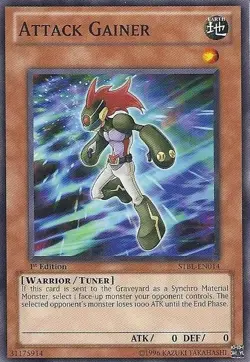1x (EX) Attack Gainer - STBL-EN014 - Common - 1st Edition YuGiOh - Image 1
