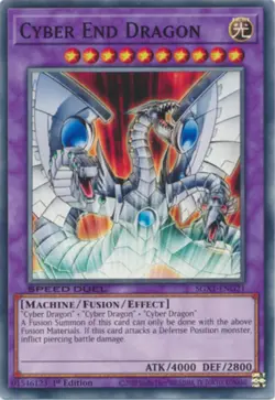 Cyber End Dragon - SGX1-ENG21 - Common - 1st Edition - Lightly Played - Image 1