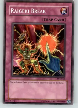 Raigeki Break - Starter Deck: Yugi Evolution - SYE-050 - Moderately Played - Image 1