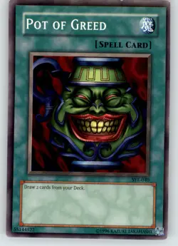Pot of Greed - Starter Deck: Yugi Evolution - SYE-040 - Lightly Played - Image 1