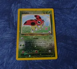 Pokemon Ledyba card 7/18 TCG Southern Islands Reverse Holo promo - Image 1