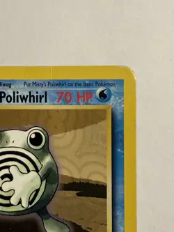 MP Misty's Poliwhirl 53/132 Gym Heroes Challenge Regular Pokemon card English - Image 2